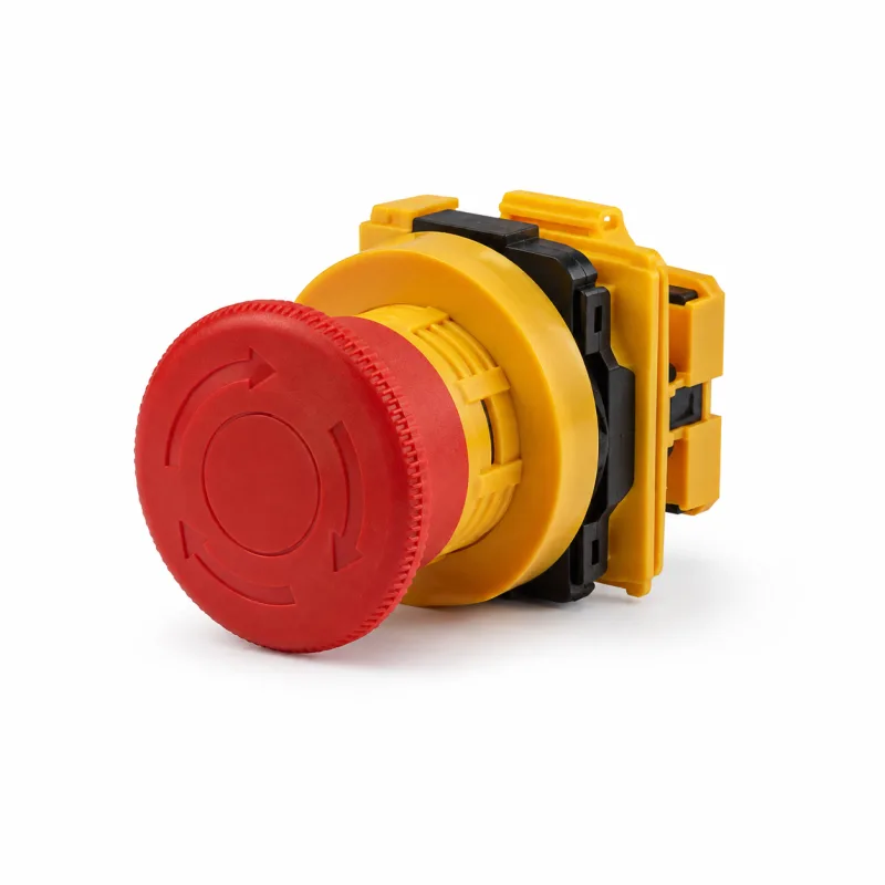 22mm Emergency Stop Push Button — Twist Release — CE22-ES-2NC