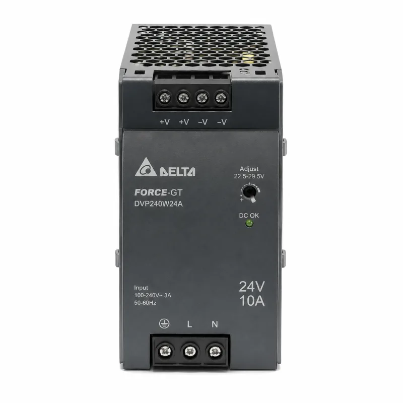 24V DC 10A DIN Rail Switching Power Supply — OP240-24-10